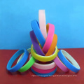 Double Silicone Wristbands/two layers bracelets/two sides bangles